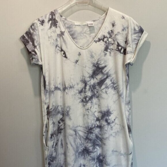 Luna white and gray dress size small - Picture 8 of 16